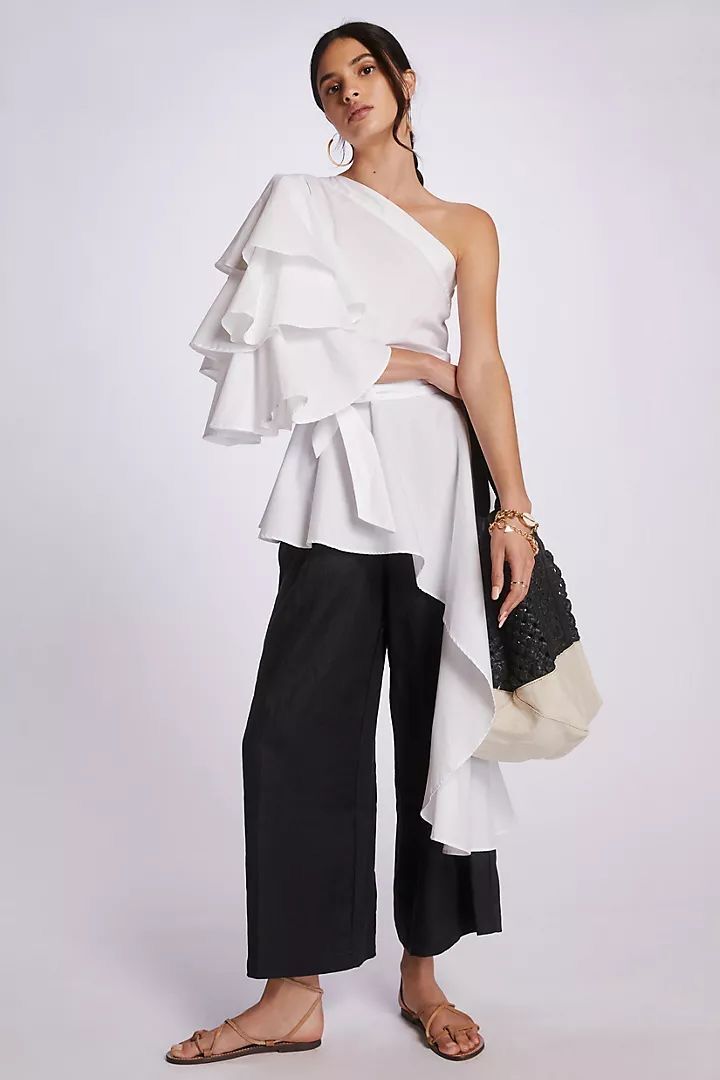 Asymmetrical One-Shoulder Top